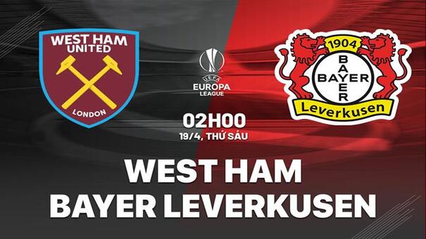 Nhận định West Ham vs Leverkusen (02h00 ngày 19/4): Không có cơ hội . Hãy đến 789BET cá cược bóng đá trực tuyến để biết thêm thông tin .